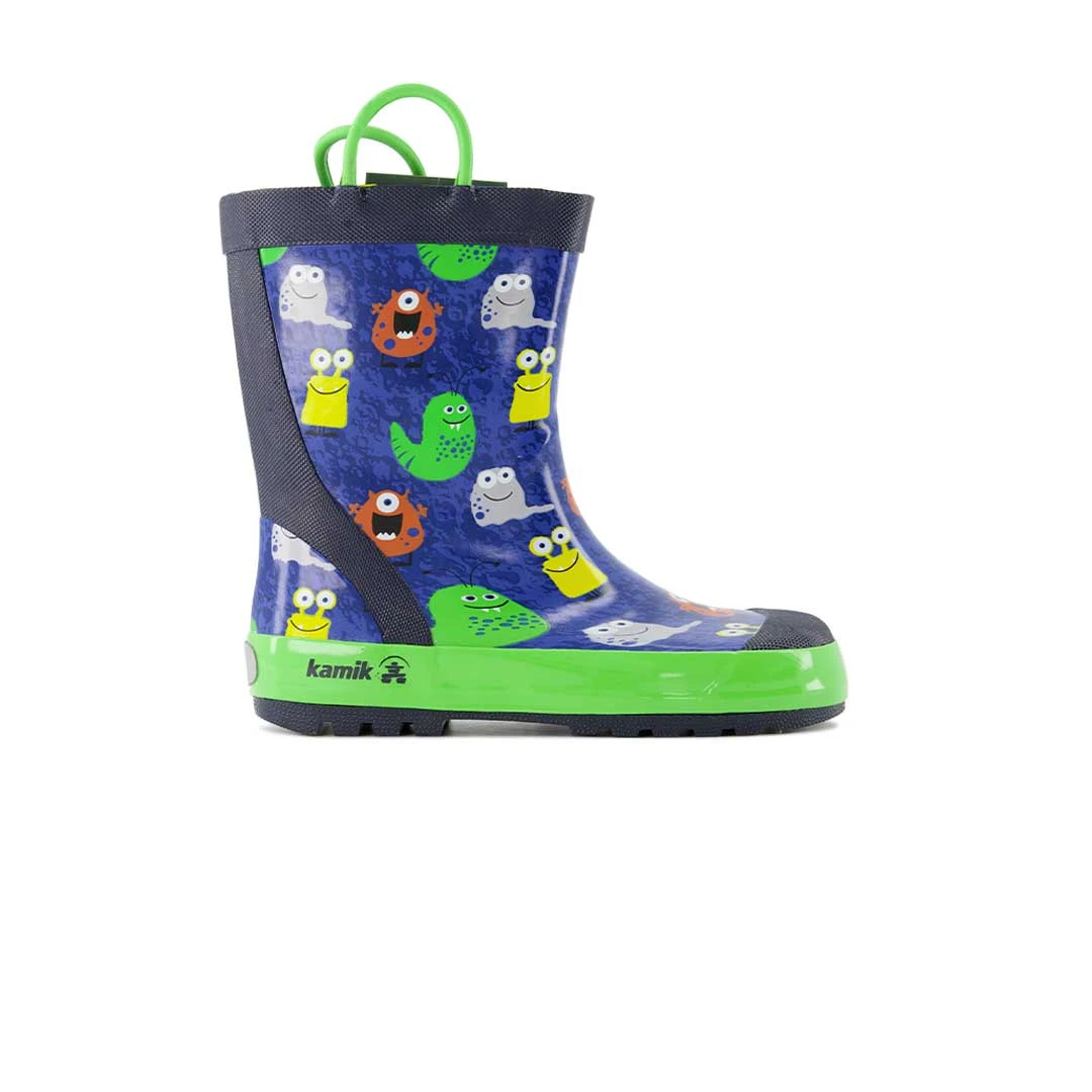 Kamik - Kids' (Preschool) Monsters Rain Boots (EK6113 BLU) 3 Kamik - Kids' (Preschool) Monsters Rain Boots (EK6113 BLU)
