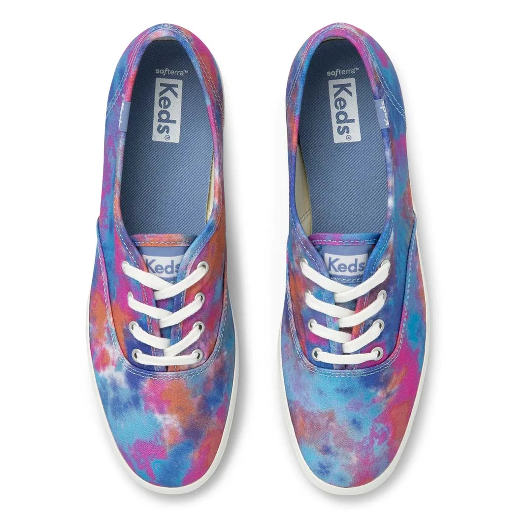 Keds - Women's Champion Canvas Tie-Dye Shoes (WF65877) 5 Keds - Women's Champion Canvas Tie-Dye Shoes (WF65877) - Image 3