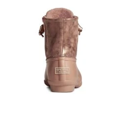 Sperry - Women's Saltwater Shimmer Metallic Leather Duck Boots (STS87983) -Urban Feet Shop Sperry Women s Saltwater Shimmer Boots STS87983 3